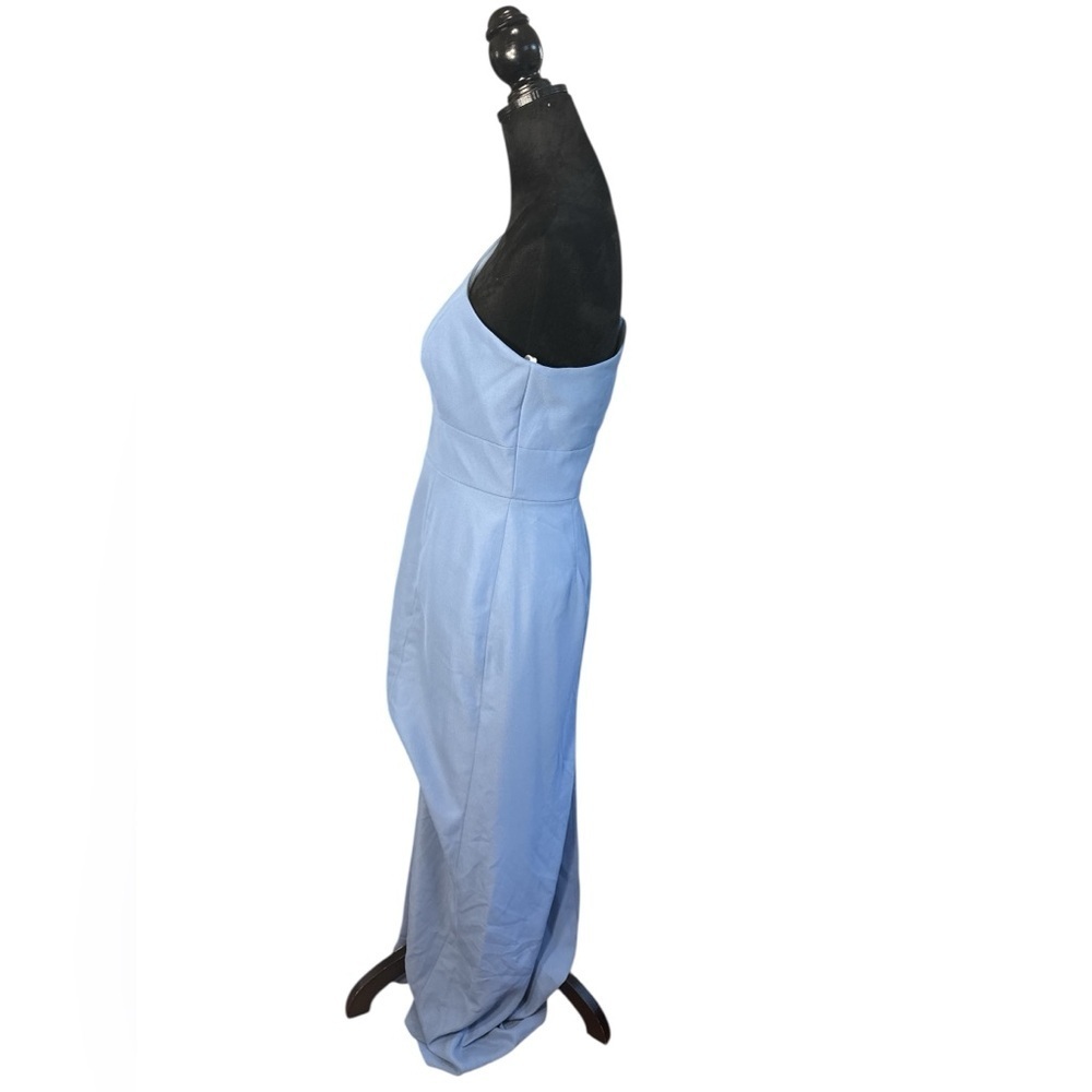 After Six Larkspur Blue One-Shoulder Formal Dress | Size 8R - Picture 3 of 9